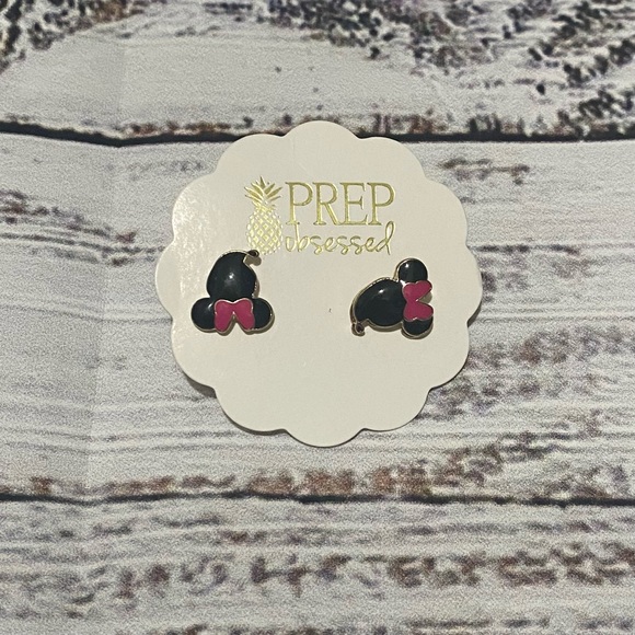 Minnie Mouse Silhouette Earrings